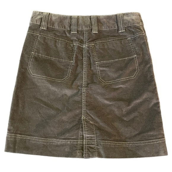 Athleta Olive Kahki Washed Velvet Skirt | Women’s 0 - Picture 5 of 9